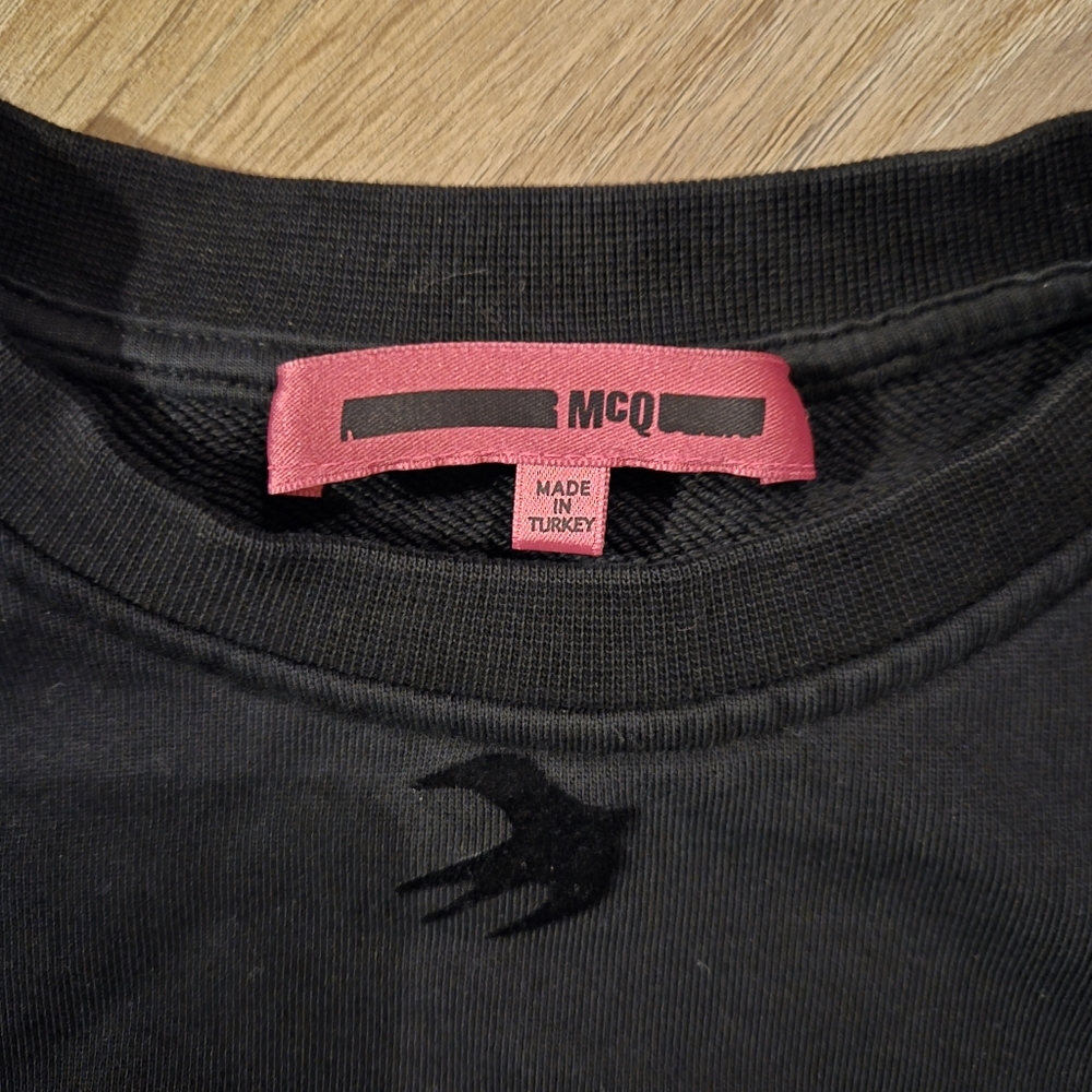 Alexander Mcqueen Black Bird Patterned Sweater - image 2